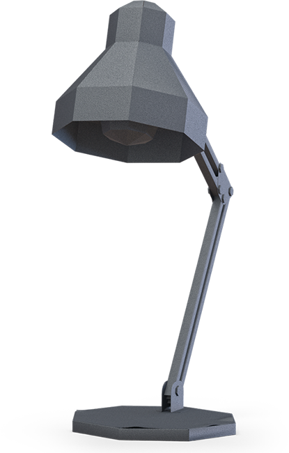 Dark grey lamp